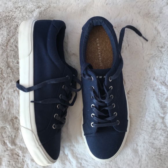 New Republic Navy Canvas Sneaker size 11.5 Mens - Picture 3 of 7